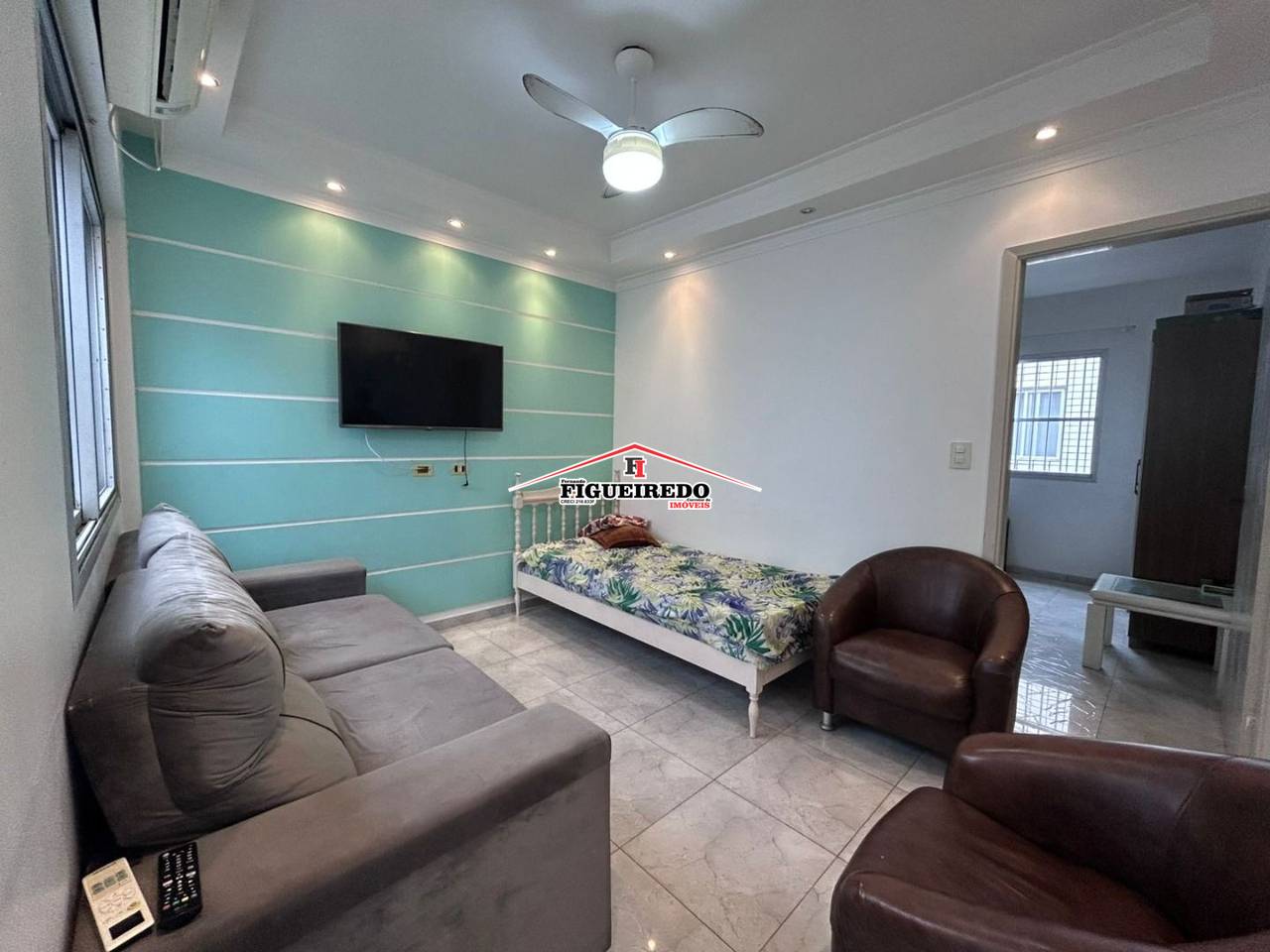 Apartamento com 1 dormitório à venda, 45 m² por R$ 270.000 - Canto do Forte - Praia Grande/SP - foto 3